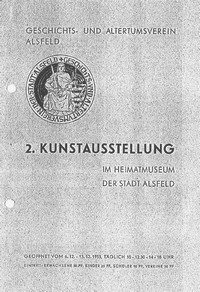 Ernst Eimer, Kunstausstellung 1953 Alsfeld