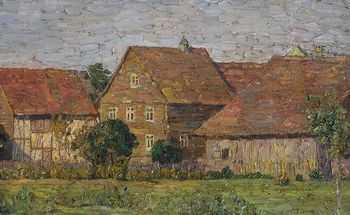 Ernst Eimer, "Groß-Eichen" Ernst Eimer, Ölbild
